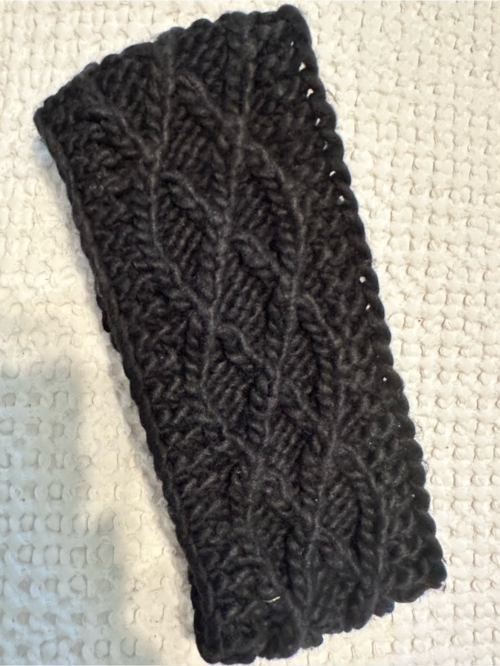 Altar’s State Black Cable Knit Headband